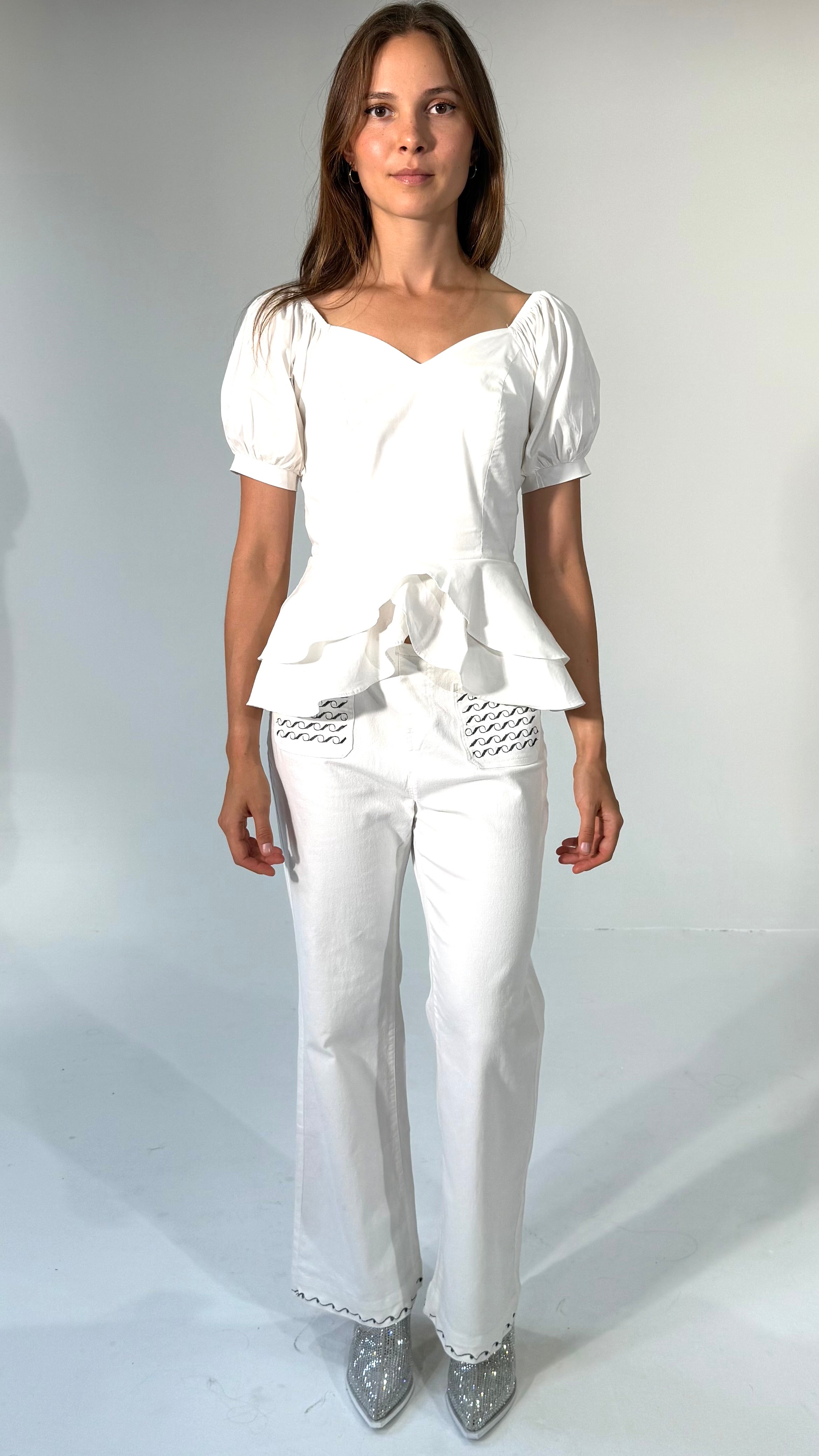 Sweetheart Peplum Top