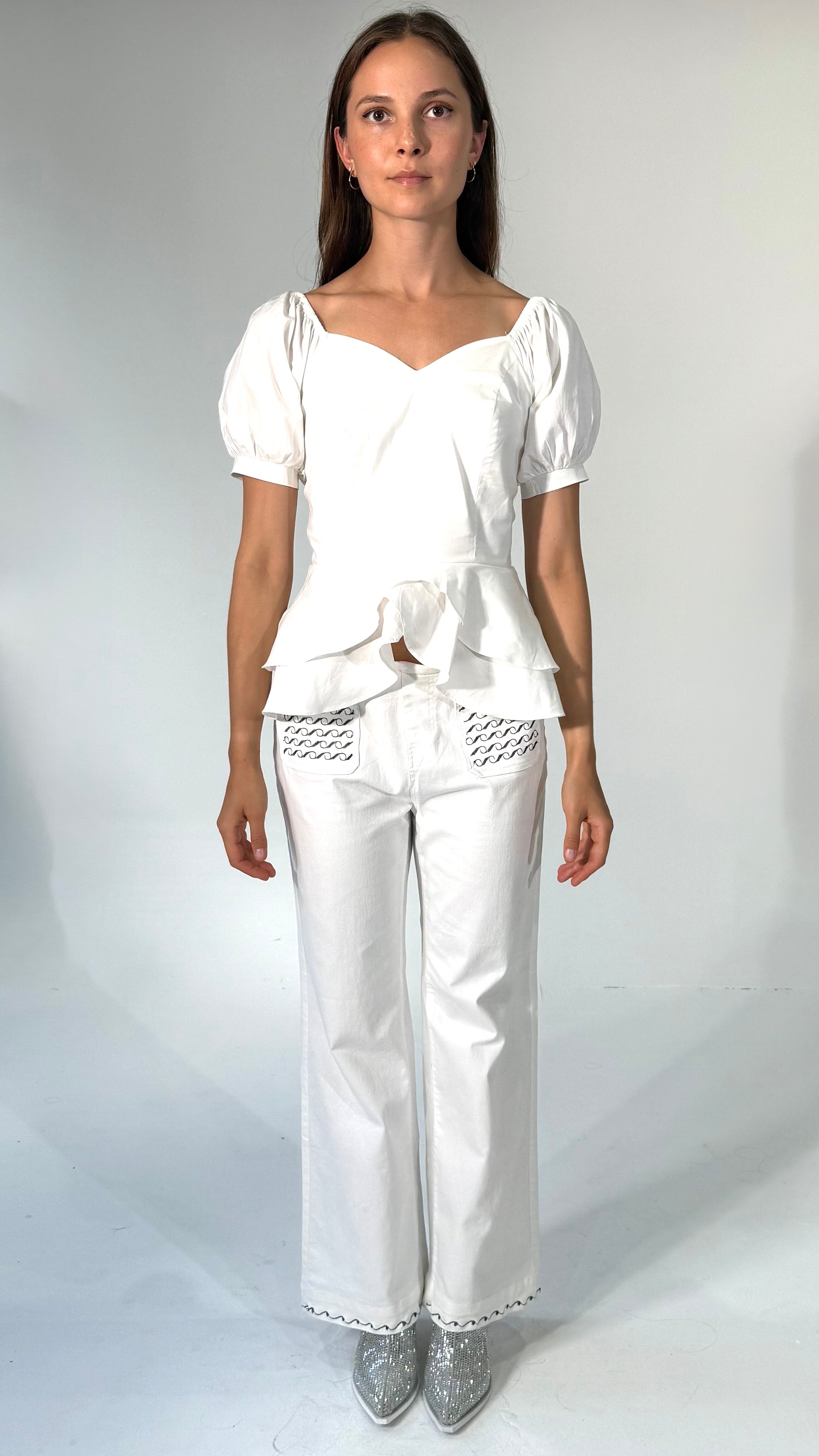 Sweetheart Peplum Top