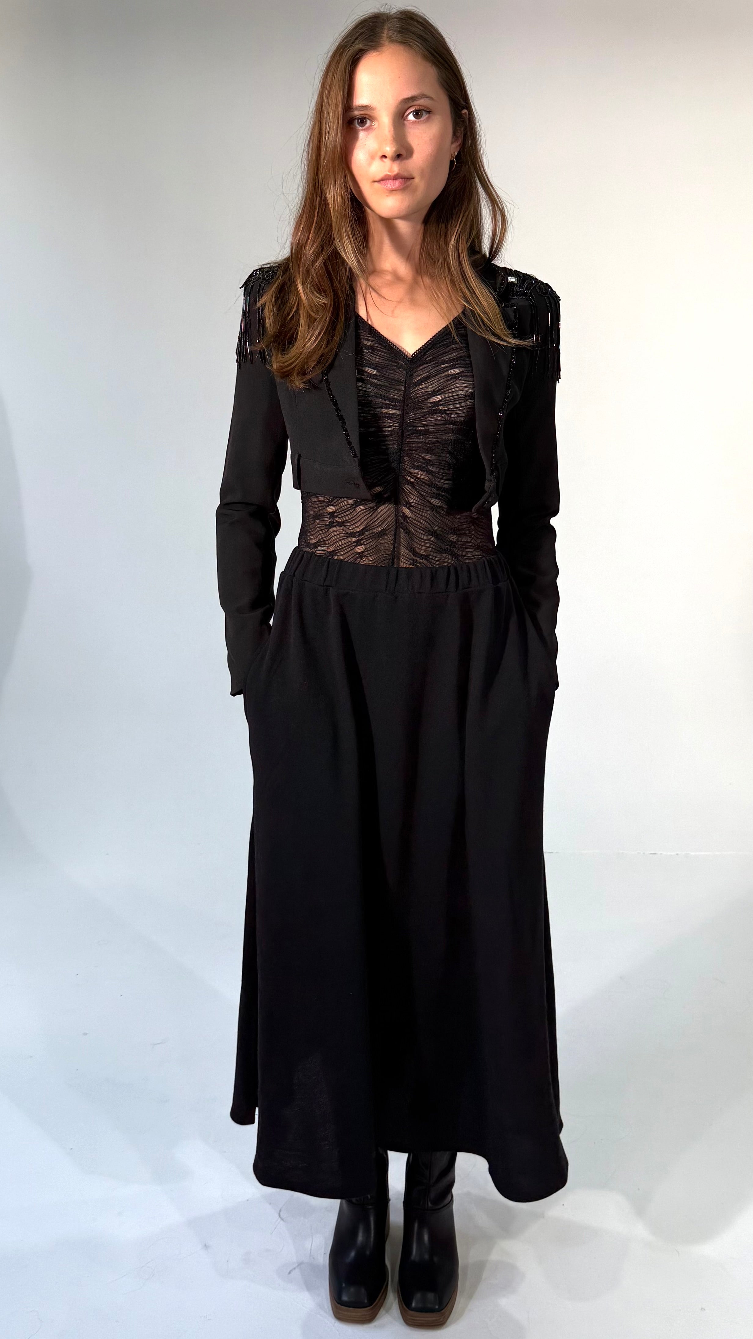 Maxi Skirt- Solid Color- 2 Color Options- Two Style Options