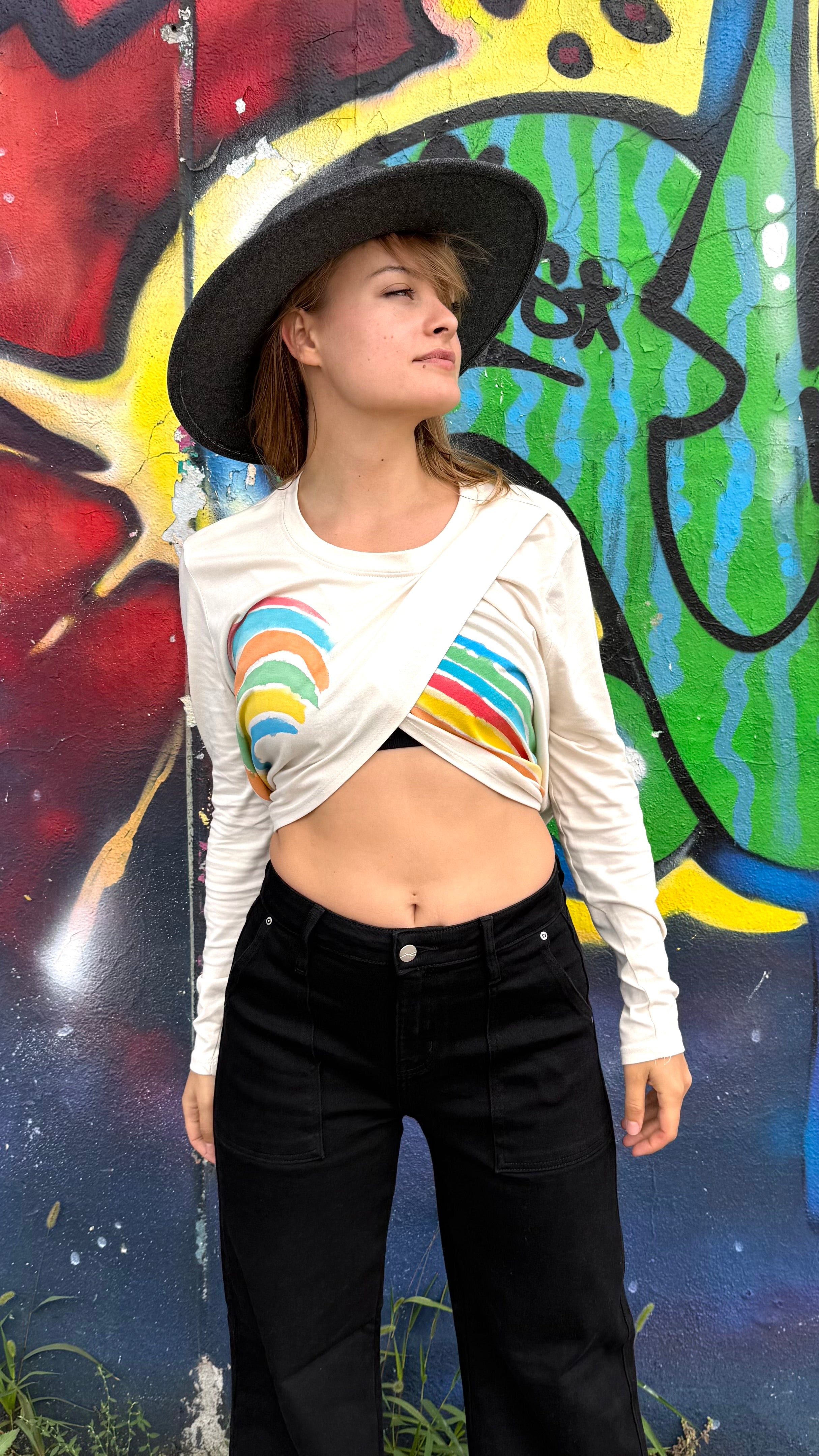 Vegan Felt Rancher Hat- Charcoal- Custom options soon.